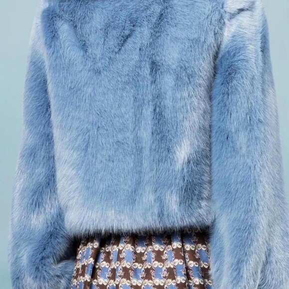 Shrimps Lara Faux Fur Jacket. - Picture 7 of 9